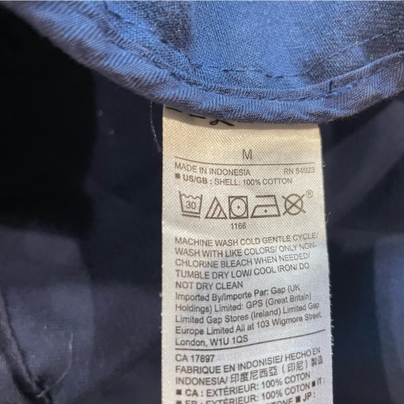 Gap Navy light Utility Jacket Size Women’s medium - Picture 5 of 5